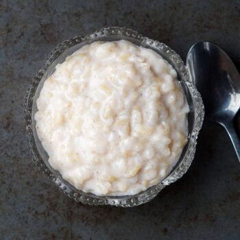 vilepi para el estreñimiento en cuenco de cristal